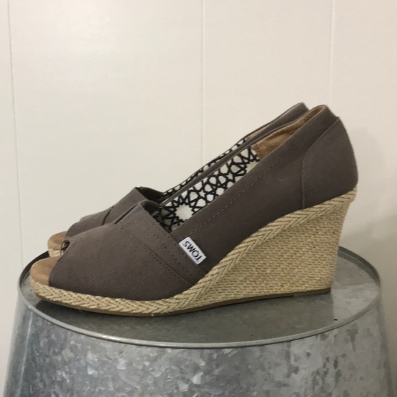 Toms Shoes - TOMS Open Toe Wedges